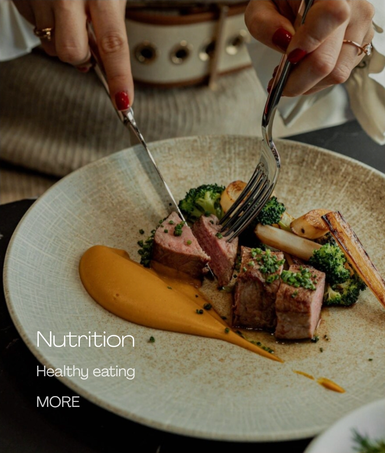 A plated meal at Melea