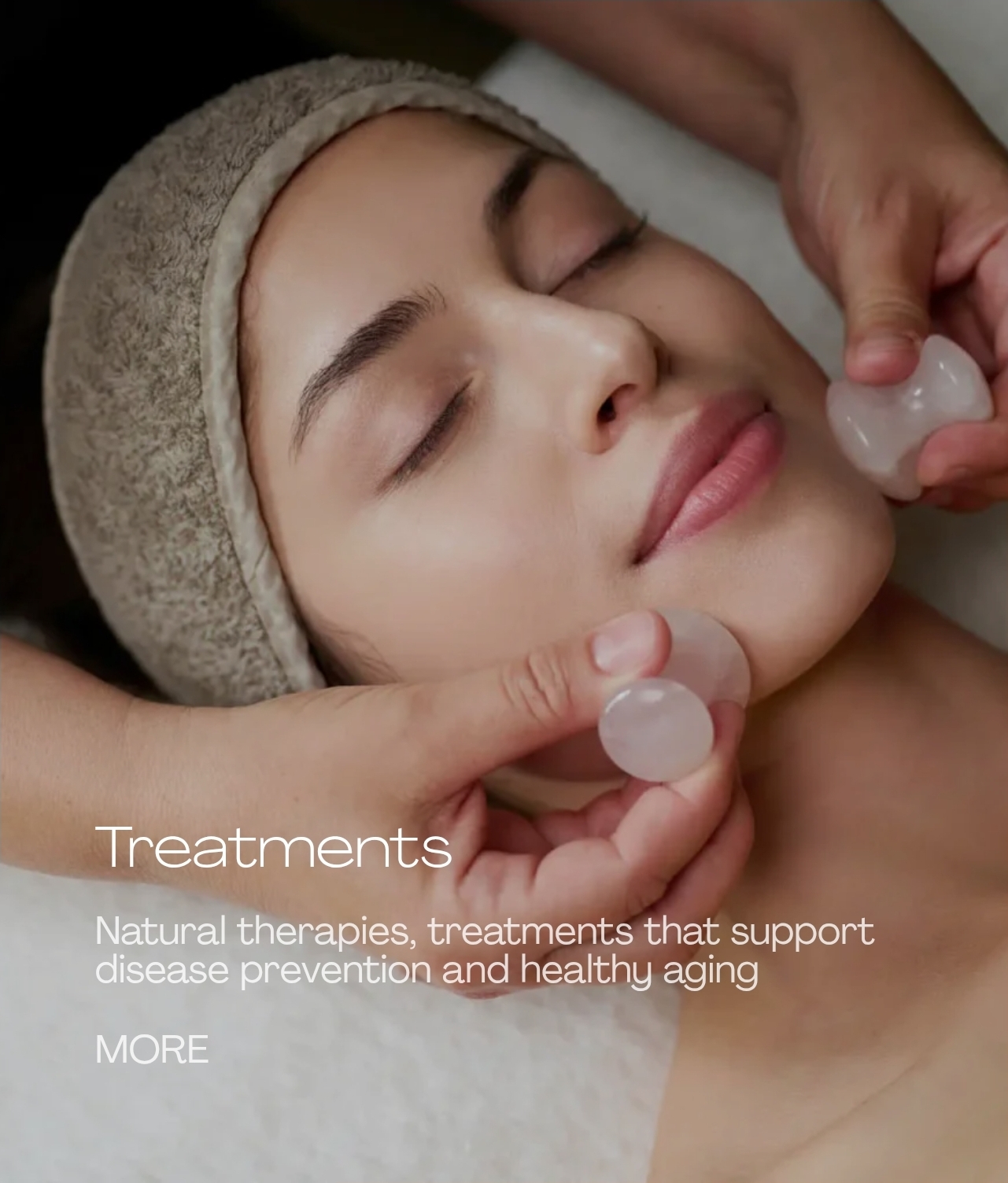Facial care at Melea; the specific procedure is not confirmed